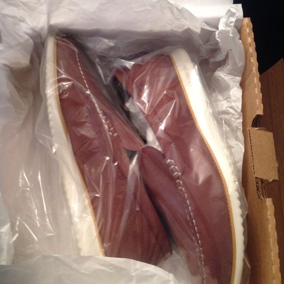 Cole Haan Men's ZeroGrand Venetian Rust Brown Nubuck Leather Loafers 11.5M  NWOB - Picture 2 of 10